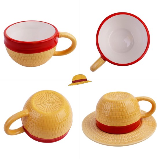 Luffy One Piece Anime Ceramic Coffee Mugs