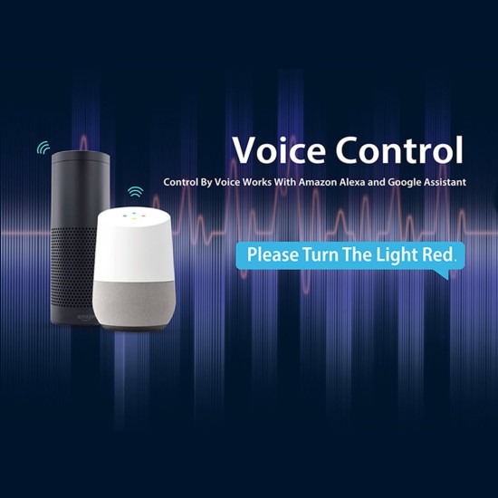 RGB smart light bulb with APP remote control and supports voice control