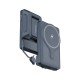 Powerology 5000mAh Power Bank With Magnetic Wireless Charger Car Mount - Gray