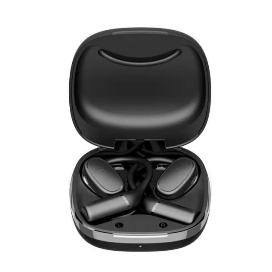 Powerology Open-Ear Wireless Stereo Earbuds - Black