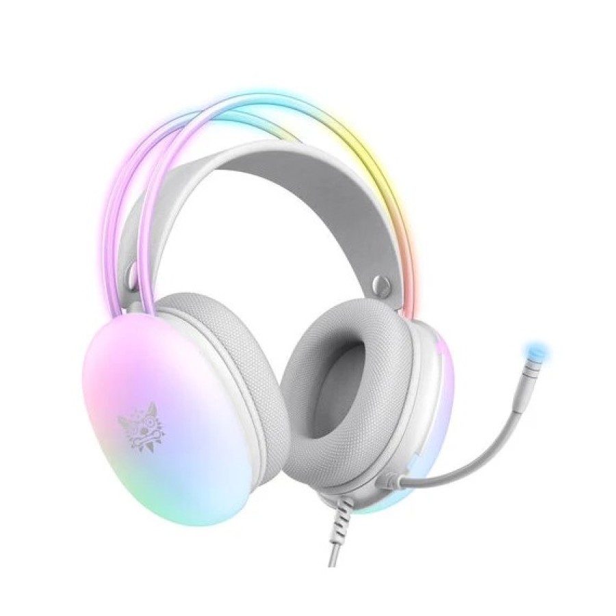 ONIKUMA X25 RGB Gaming Headset - White