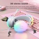 ONIKUMA X25 RGB Gaming Headset - White