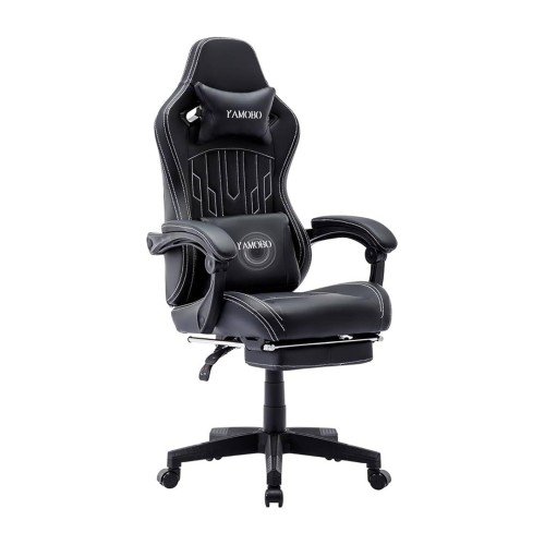 YAMOBO Gaming Chair with Footrest