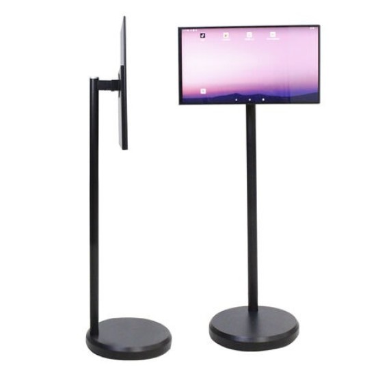 Android System Stand Monitor 21.5inch 1080P Type-C Touch Screen Portable WIFI Mirroring Extension Display - Black