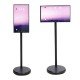 Android System Stand Monitor 21.5inch 1080P Type-C Touch Screen Portable WIFI Mirroring Extension Display - Black