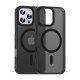 JMGOKIT For iPhone 16 Pro / 16 ProMax MagSafe Magnetic Clear Phone Case (Black) JMGOKIT For iPhone 16 Pro / 16 ProMax MagSafe Magnetic Clear Phone Case (Black)
