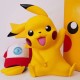 Pokemon Pikachu with Elf Ball and Hat Model Dolls for Kids Anime Figures 33cm