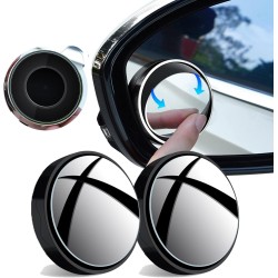 2Piece Blind Spot Car Mirror - White