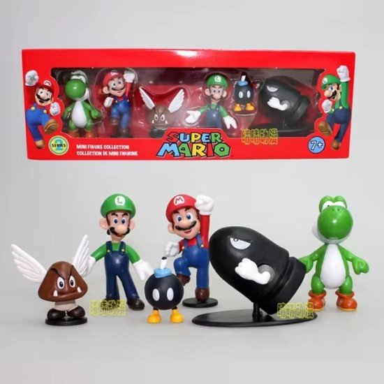 Hive Entertainment Nintendo Super Mario Mini Figures Box Set Series 1