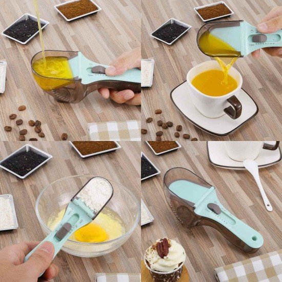 Adjustable Measuring Cups and Spoons Sets