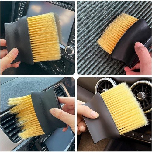 Car Interior Cleaning Brush - Yellow