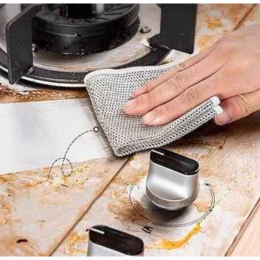 Multifunctional Non-scratch Wire Dishcloth Household