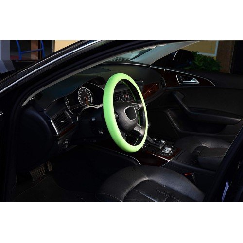 Glow in the dark silicone steering wheel grip