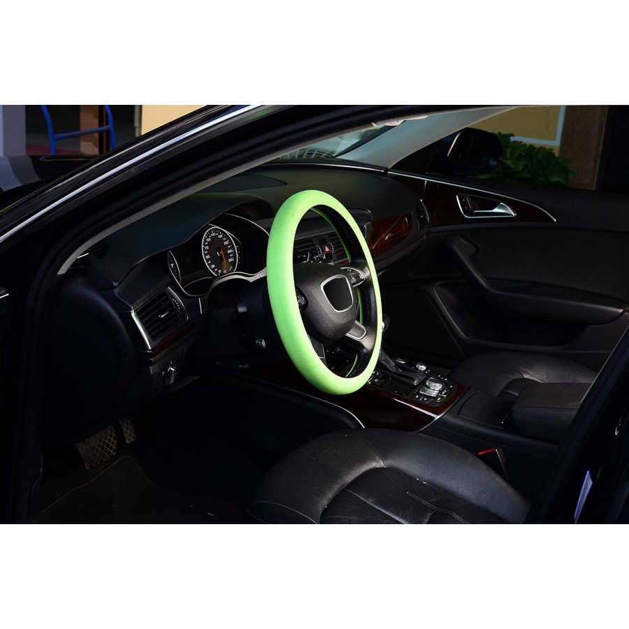 Glow in the dark silicone steering wheel grip