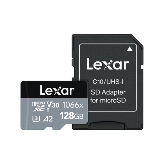 LEXAR High-Performance 1066X microSDXC UHS-I 128GB Memory Card