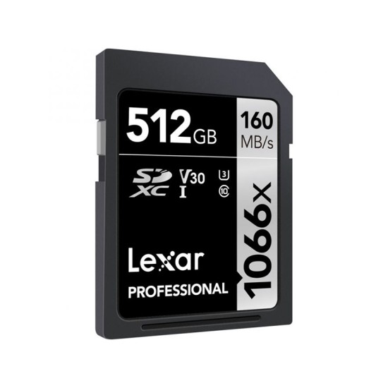 LEXAR Professional 1066X SDXC UHS-I 512GB Memory Card