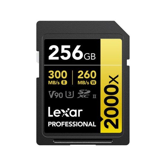 LEXAR Professional 2000X SDHC UHS-II 256GB Memory Card