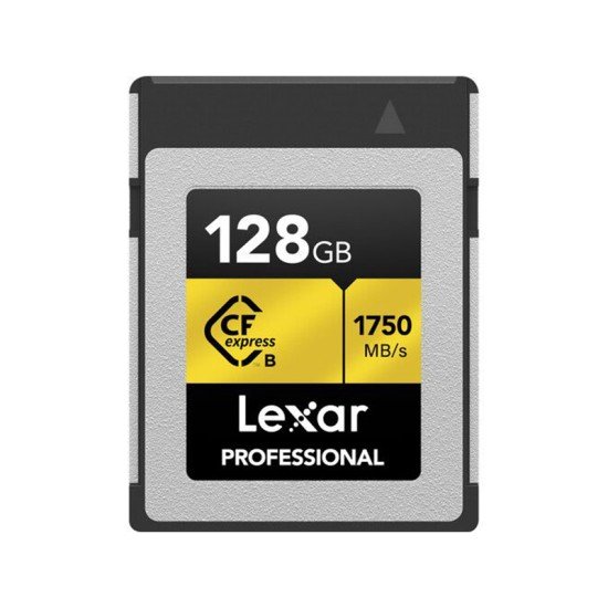 LEXAR Professional CFexpress Type-B 128GB Memory Card, 1750MB/s Read, 1000MB/s Write