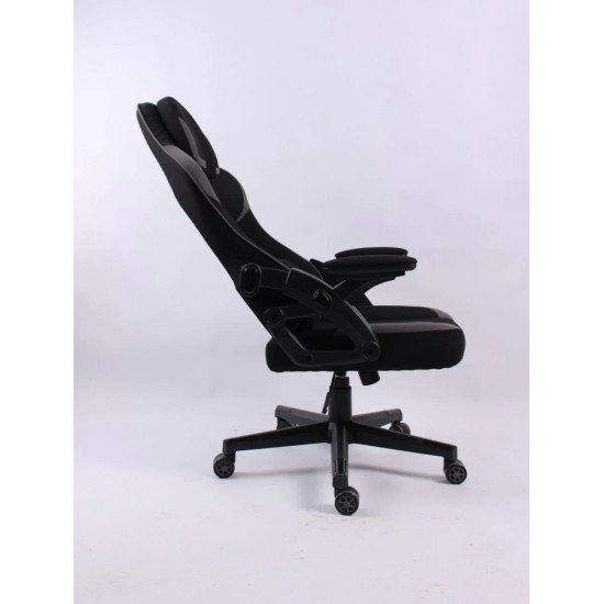 BLACK BULL Gaming Chair With Headrest Up - Black/Blue