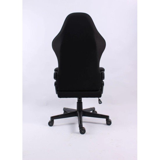 BLACK BULL Gaming Chair With Headrest Up - Black/Blue