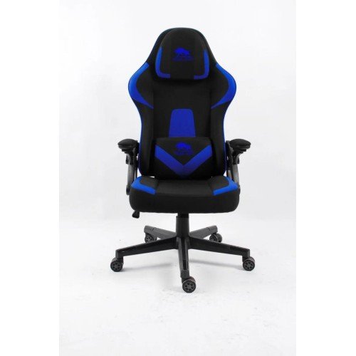 BLACK BULL Gaming Chair With Headrest Up - Black/Blue