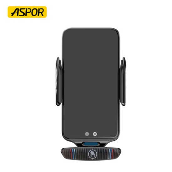 Aspor Air Vent Car Bracket With Wireless Charging 15W (A539)