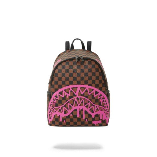 PINK DRIPPIN SHARKS SAVAGE BACKPACK