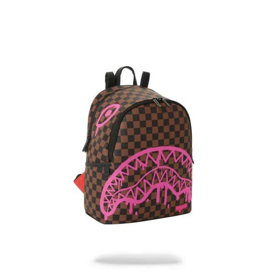 PINK DRIPPIN SHARKS SAVAGE BACKPACK