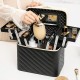 Multifunction Travel Cosmetic Bag with Mirror Portable