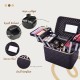 Multifunction Travel Cosmetic Bag with Mirror Portable