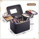 Multifunction Travel Cosmetic Bag with Mirror Portable