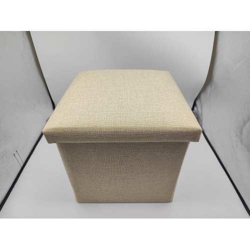 Beige Storage Stool size 30/38cm