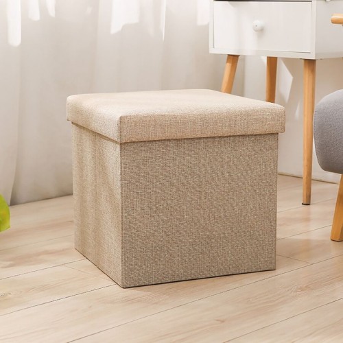 Beige Storage Stool size 30/38cm