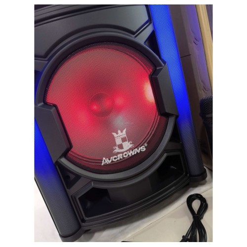 AVCROWNS CH-1286 model double 12 inch speaker Subwoofer speaker karaoke portable BT speaker