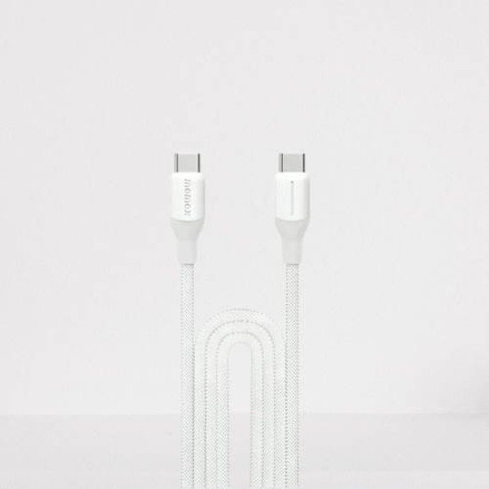 Momax 1-Link USB-C To USB-C (2.0m / Support 100W) Charging + Data Transfer cable - White (DC25W)