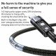 Yesido CA159 1.2m 27W Type-C to Lightning Auto Power-off Charging Cable – Black