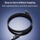 Yesido CA159 1.2m 27W Type-C to Lightning Auto Power-off Charging Cable – Black