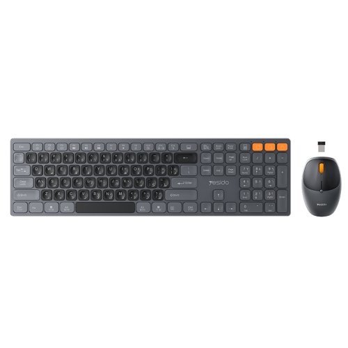 Yesido KB19 2.4G  Wireless Keyboard Mouse Set(Arabic / English Version)