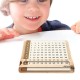 Educate Multiplication Table for Kids on Wooden Planks
