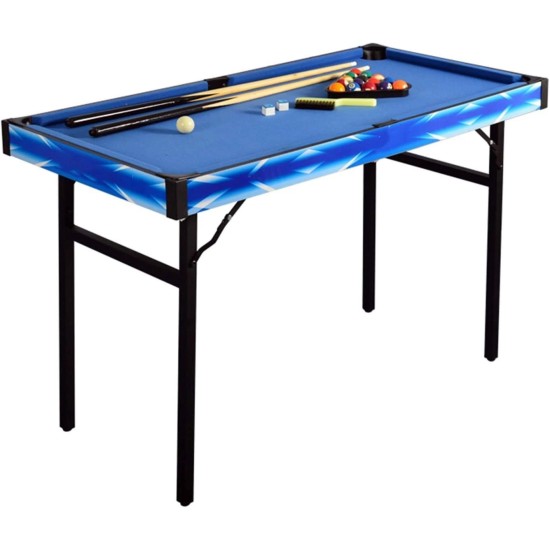 Folding 4 in 1 Foosball Table Game - Table Tennis, Air Hockey, Pool Billiards, and Shuffleboard
