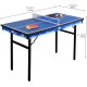Folding 4 in 1 Foosball Table Game - Table Tennis, Air Hockey, Pool Billiards, and Shuffleboard