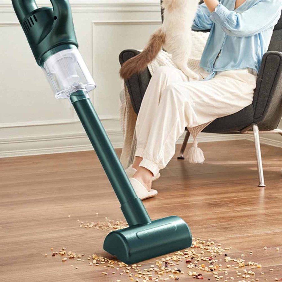 Handheld cordless vacuum cleaner for automatic indoor cleaning