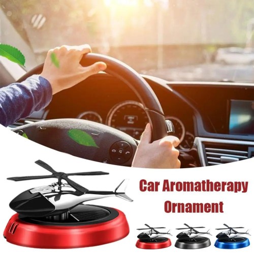 Helicopter Solar Rotating car Aroma Diffuser