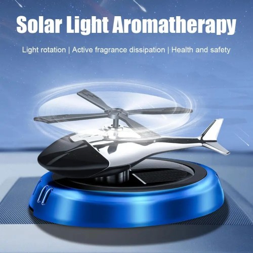 Helicopter Solar Rotating car Aroma Diffuser