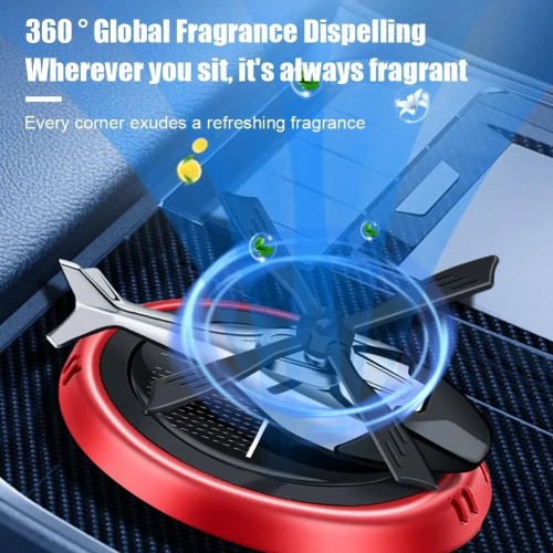 Helicopter Solar Rotating car Aroma Diffuser