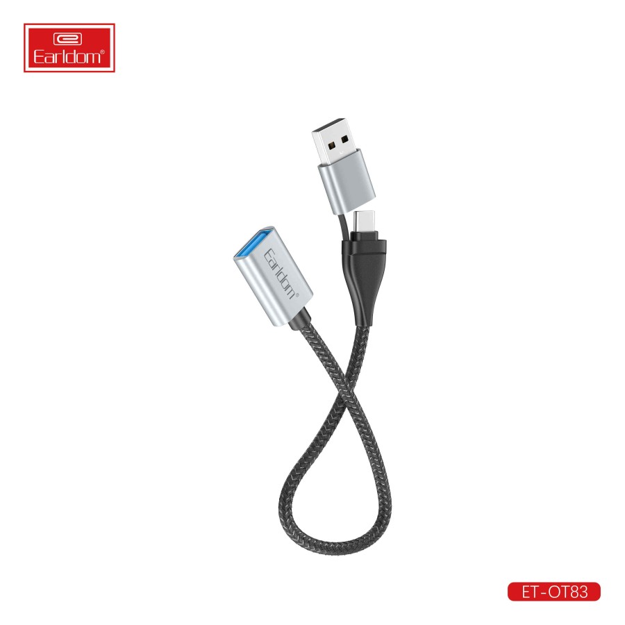 Earldom Data Sync Adapter 2 in 1 USB3.0 OTG