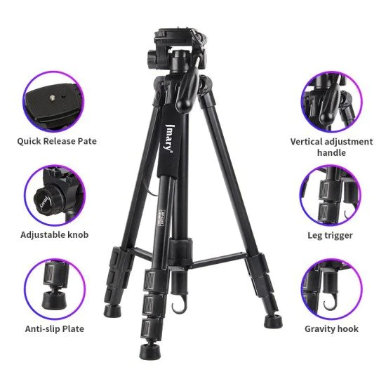 JMARY KP-2254 Professional and Selfie Tripod Stand