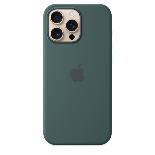 Apple iPhone 16 Pro / 16 Pro Max Silicone Case with MagSafe Lake Green