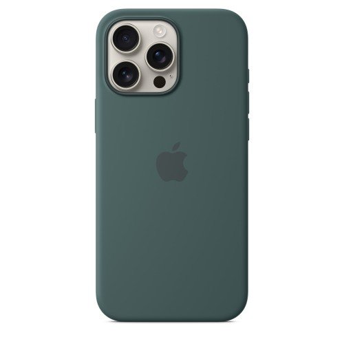 Apple iPhone 16 Pro / 16 Pro Max Silicone Case with MagSafe Lake Green