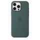 Apple iPhone 16 Pro / 16 Pro Max Silicone Case with MagSafe Lake Green